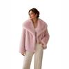 European, American autumn and winter ins explosive imitation artificial fur fox hair big lapel fur jacket