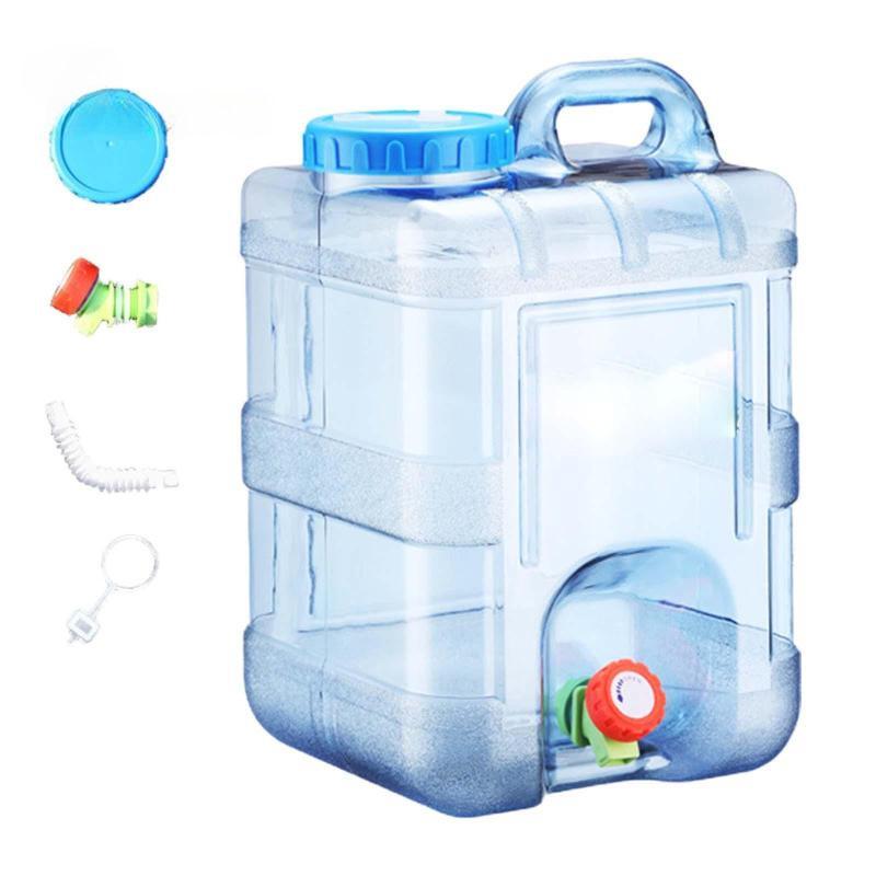 5-25L Tragbarer Wassertank Haushalt Großes Fassungsvermögen Wasserspeicherbehälter Wasserkanister für Outdoor-Camping