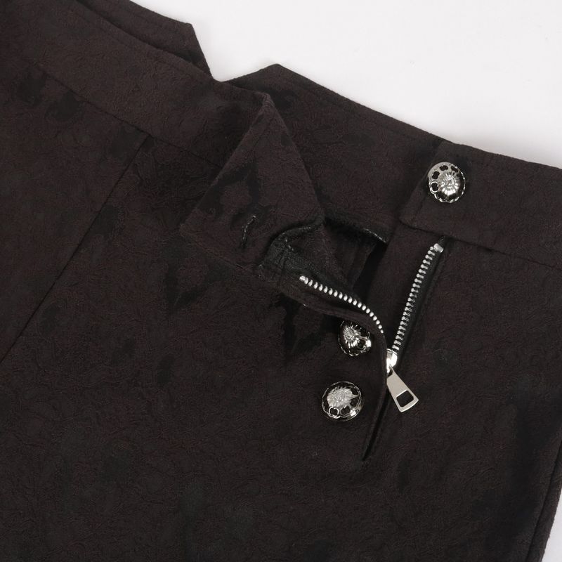 Foreign Trade European and American Men's Trousers Steampunk Retro Uniform Suit Outer Pants Punk Vintage Pants.