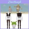 Shrek Cosplay Costume With Polyester Fabric For Halloween Role Play Events
