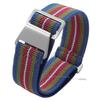 Uniwersalny Nylonowy Pasek do Zegarka Smartwatch Tkaninowa Opaska na Nadgarstek Paracord Elastyczny 20mm 22mm Paski do Zegarków Męski Sportowy Pasek