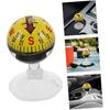 Car Guide Ball Compass with Strong Suction Cup 2.83In Portable Vehicle Compass for Automotive Interior Navigation and Outdoor Use
