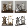 Leichte Sanduhr Figur Centerpiece Sanduhr Kreative Skulptur für Tischplatte Küche