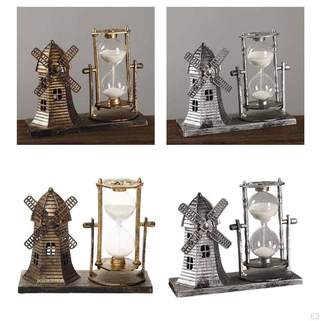 Leichte Sanduhr Figur Centerpiece Sanduhr Kreative Skulptur für Tischplatte Küche