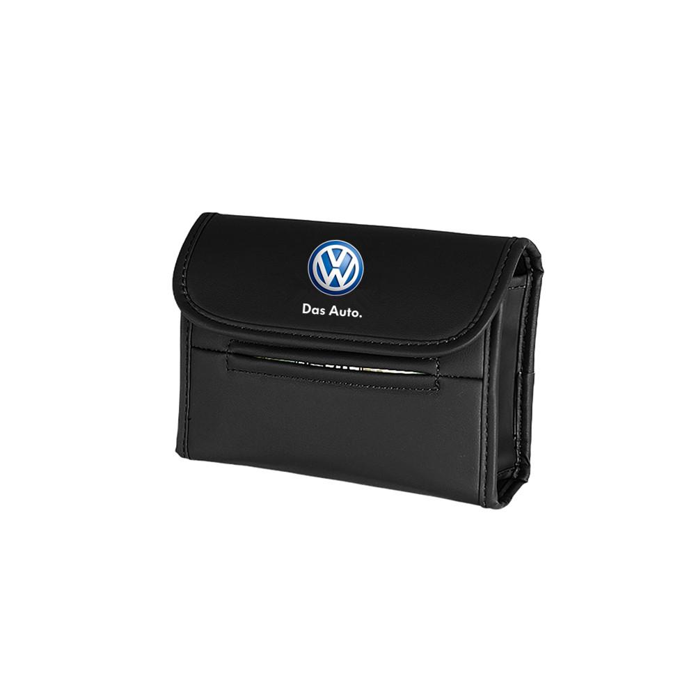 For VOLKSWAGEN VW New For VW Volkswagen Jetta Golf Beetle CC GTI Polo Passat PU Leather Car Tissue Box Paper Towel Bag Hanging S