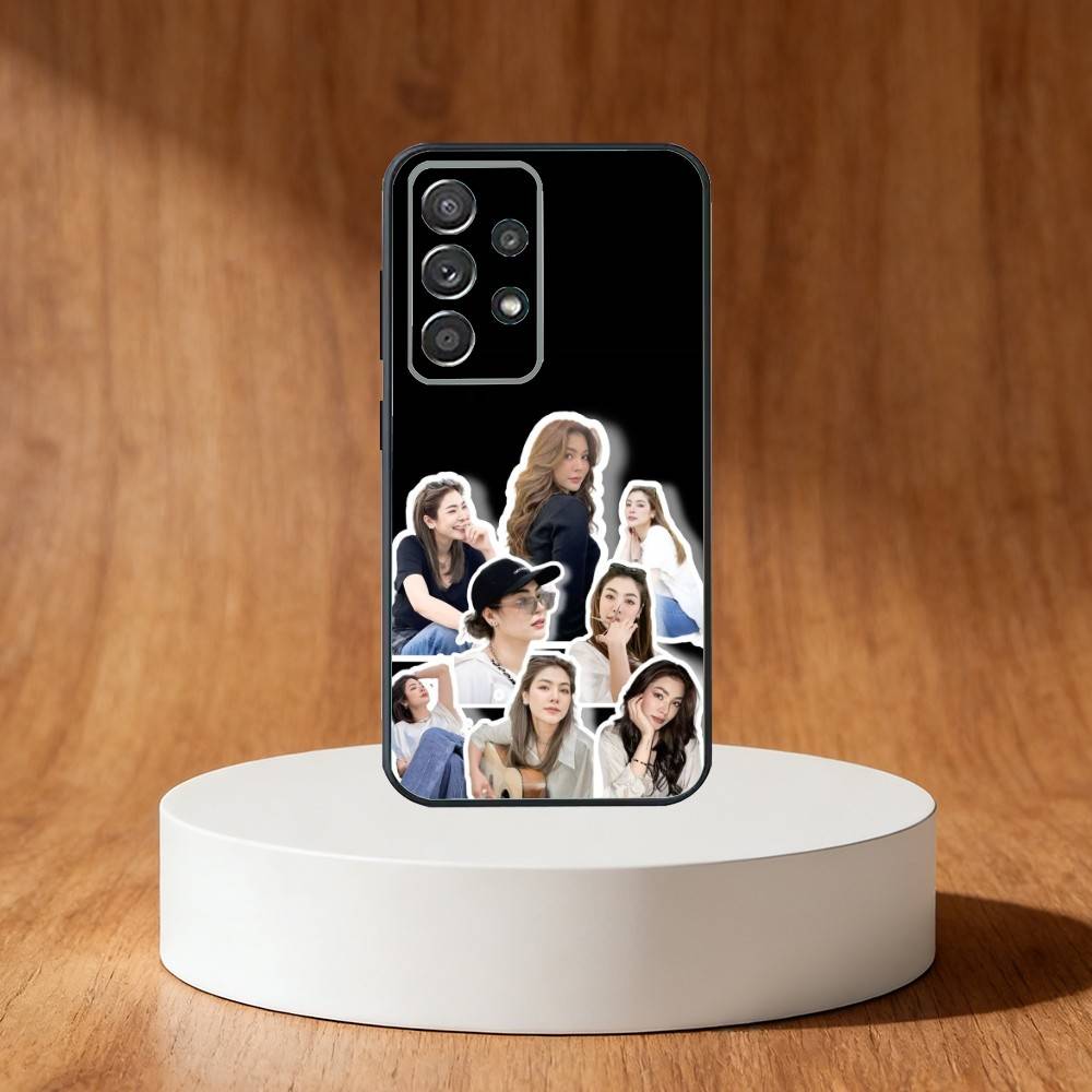 P-Peraya M-Malisorn Faye Phone Case For Samsung S25,S24,S21,S22,S23,S30,Ultra,S20,Plus,Fe,Note,10,9,5G Black Cover