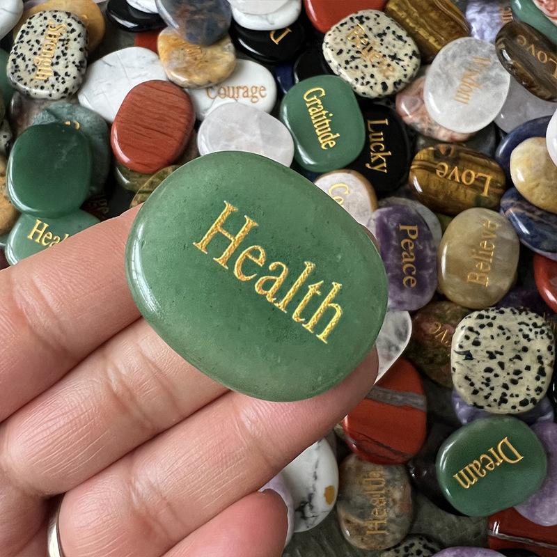Inspirational Stones Highly Polished Natural River Rock Faith Stone DIY Rocks for Engraved Inspirational Polished Garden Stones