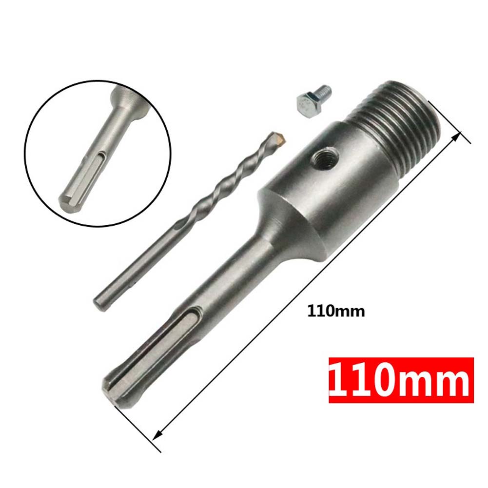 1 Pcs 110-500mm Concrete Hole Opener Electric Drill Bit Hollow Core Cement Round SDS Wall Drilling Tool Drill Bit Extension Rod