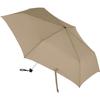 MUJI Folding Umbrella 60cm Beige - Unisex Sun and Rain, Wide Coverage, Japan