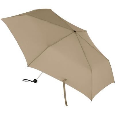 MUJI Opvouwbare Paraplu 60cm Beige - Unisex Zon en Regen, Grote Dekking, Japan