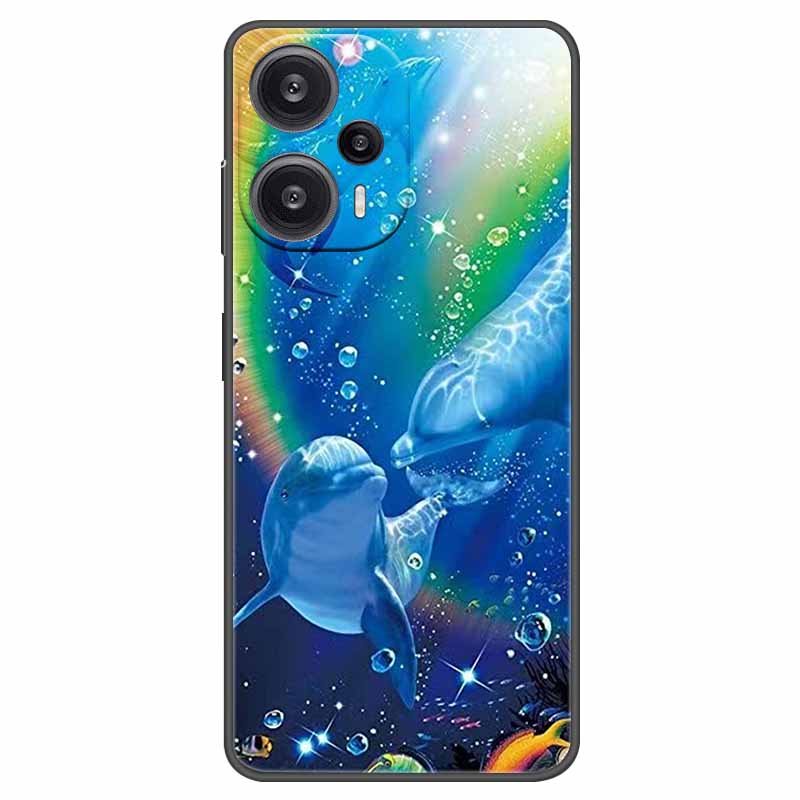 For POCO F5 5G Case POCOF5 Cover Bumper On For Xiaomi Poco F5 5G TPU Soft Silicone Back Cover Poco F 5 2023 Cases Coque Fundas