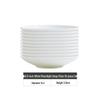 Nordic Ceramic Pure White Round Deep Plate