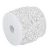 60m roll Grinding Pearl Wire Beads Garland String DIY Wedding Decoration 3mm+8mm(white)
