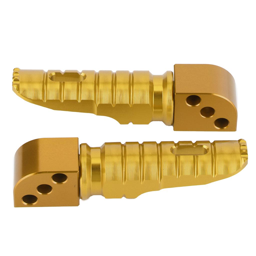 Pair of Rear Foot Pegs Aluminum Alloy Modified Pedals Fit for Ninja 250 Z800 Z650 Z900 Z1000SX