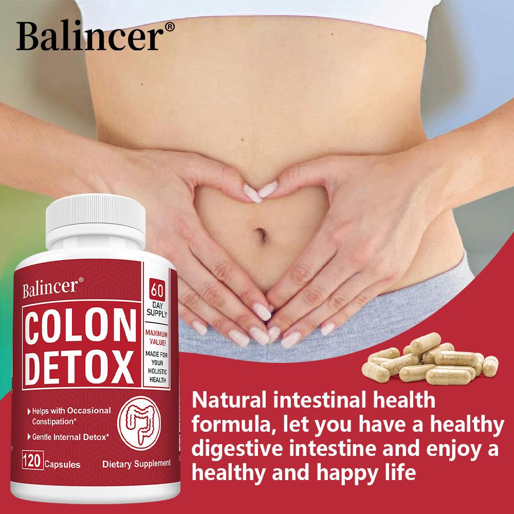 Colon Detox Dietary Supplement, 120 Capsules 60‑Day Supply