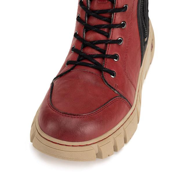 Mustang 1499-602-5 Red Ankle Boots