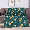 Cozy Christmas Gingerbread for Man Throw Blanket - Soft Flannel, Reversible, Perfect for Couch, Bed, Office, and Travel - Unique