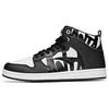Textile, Synthetic Leather Coverage Slip Resistant And Abrasion Resistant High Top Skateboard Shoes Men's 91648060-3