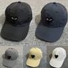 Summer Unisex Baseball Cap Heart Embroidered Outdoor Leisure Duckbill Cap