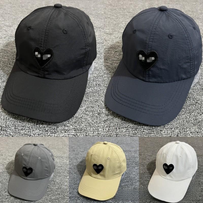 Summer Unisex Baseball Cap Heart Embroidered Outdoor Leisure Duckbill Cap
