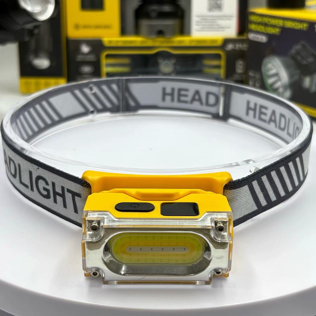 Super Bright Magnetic Headlamp 3 Light Source Hat Clip Lamp Outdoor Hiking Camping Work Head-mounted Light with Digital Display