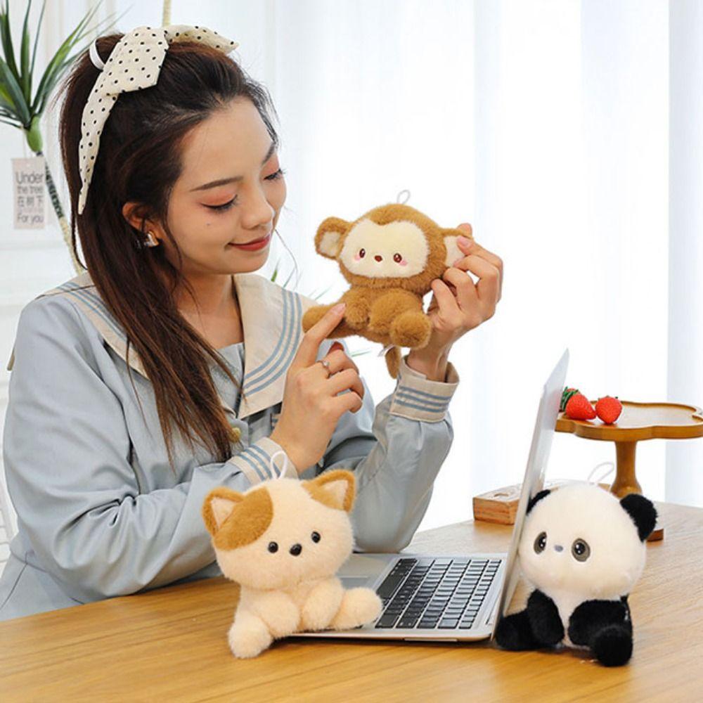 

White Rabbit Elephant Plush Doll Little lion Animal monkey Doll Little Bear Plush Toy Boys Girls style 5