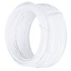 Galvanized Iron Wire White Twist Ties Material Protective 0.55mm Single Core Inside DIY