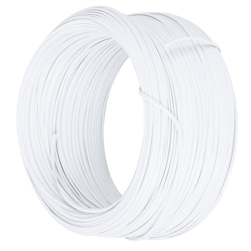 Galvanized Iron Wire White Twist Ties Material Protective 0.55mm Single Core Inside DIY