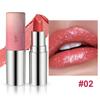 Rossetto Glitterato al Diamante Lunga Tenuta Impermeabile Idratante Altamente Pigmentato Brillantezza Metallica Perlescente Non Si Attacca alla Tazza Labbra