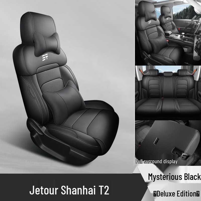 26-Model ShanHai T2 Perforated Leather Car Seat Cushion, All-Season Fit
