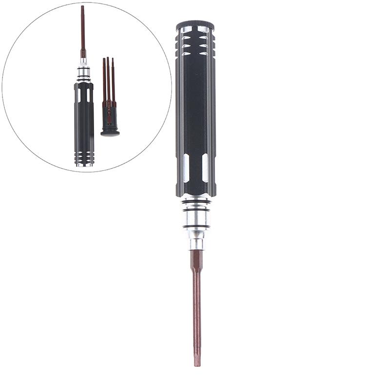 

4-In-1 Hex Screwdriver Set Metal Tool Kit 1/1.5/2.0/2.5/3.0Mm For Rc Helicopter Car Airplane Drone Aircraft Models Repairing