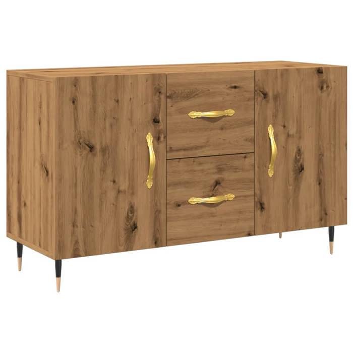 VidaXL Buffet chêne artisanal 100x36x60 cm bois d'ingénierie, meuble de rangement, meuble de rangement de cuisine, meuble de 857317