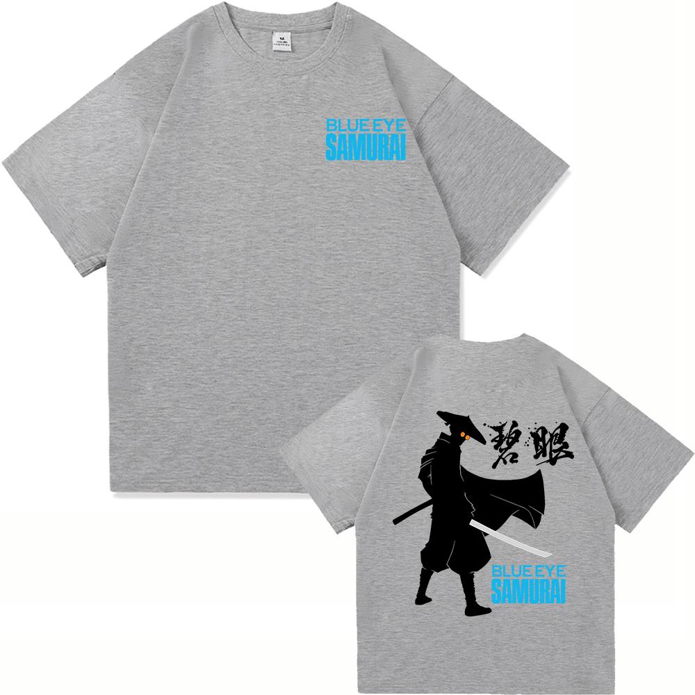 Blue Eye Samurai 2 T Shirts Fashion Men Harajuku Aesthetic Anime Mizu Tshirt Unisex High Quality Casual Cotton Tee Shirt Clothes