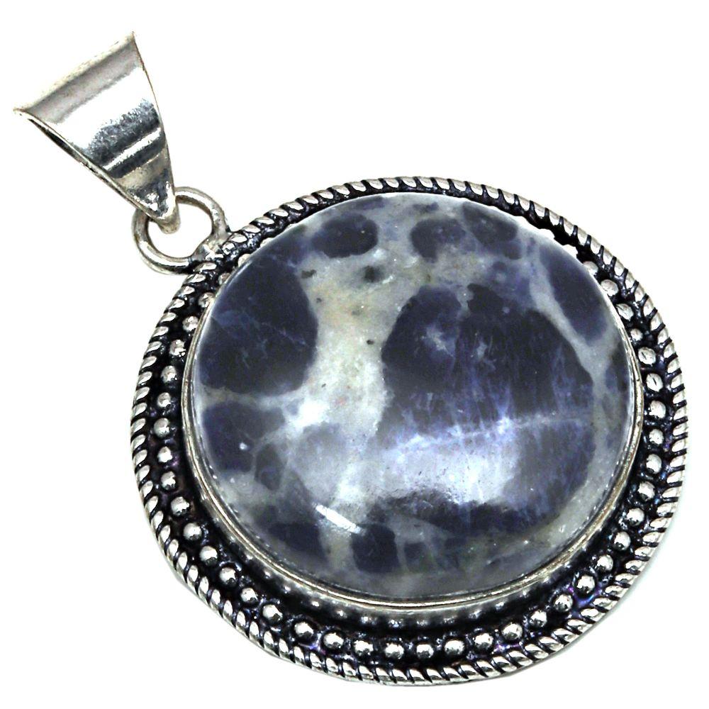 

Pendant SSolar Quartz Gemstone Gift For Her Silver Jewelry 1.75