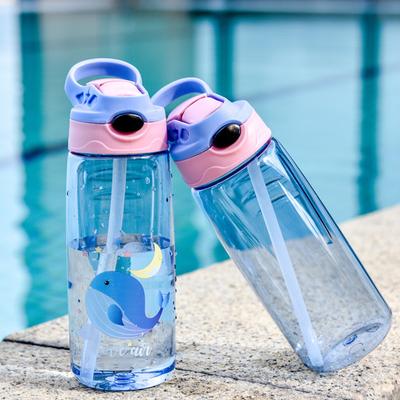 1PC 500 мл дитяча пляшка води з соломинкою Bpa Free Діти п'ють здорову шкільну чашку