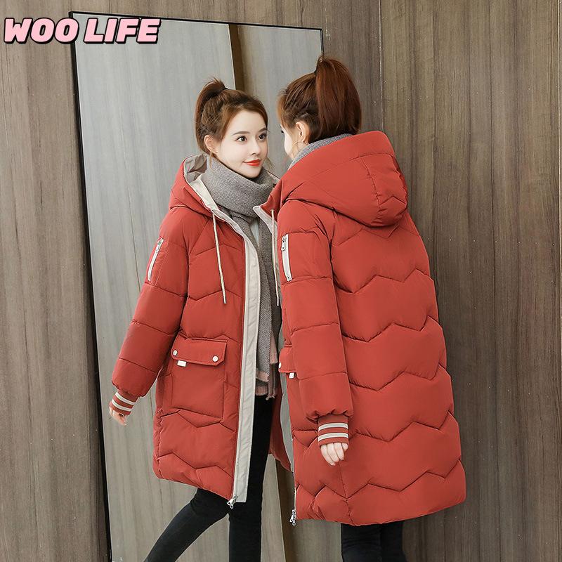 Women's Mid-length Padded Jacket Winter Thick Padded Jacket