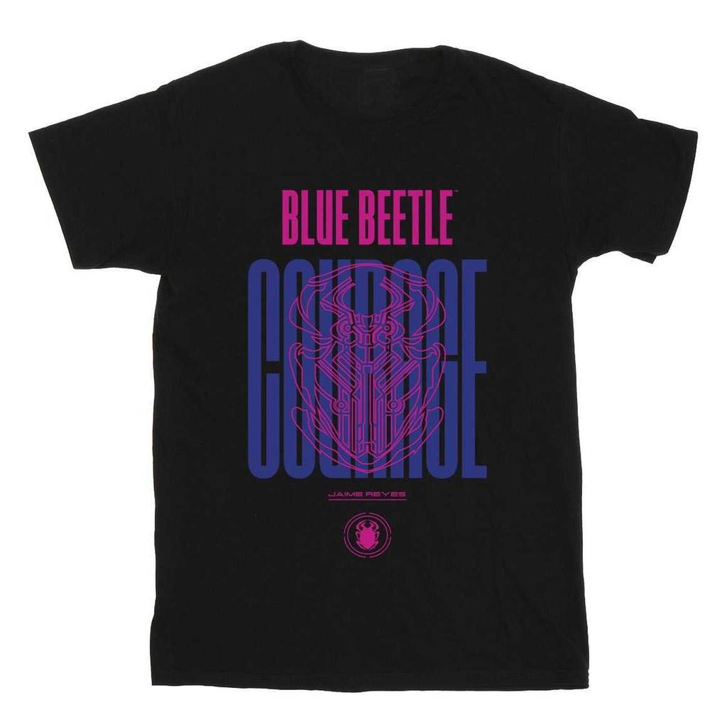 Blue Beetle Herren Mut Baumwoll-T-Shirt