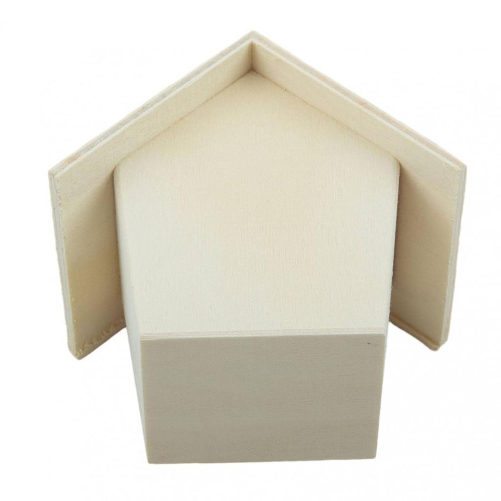 1pcs Wooden Bird House  for Nest Dox  for Nest House Bird Box Wooden Birdhouse Home Garden