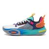 Li Ning City 11 Bequeme Vielseitige Kinder Basketballschuhe Kinder Sneaker Weiß Blau YKBT034-7