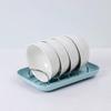Fine Home Mini Dish Drying Rack (Blue) Small Plate Rack