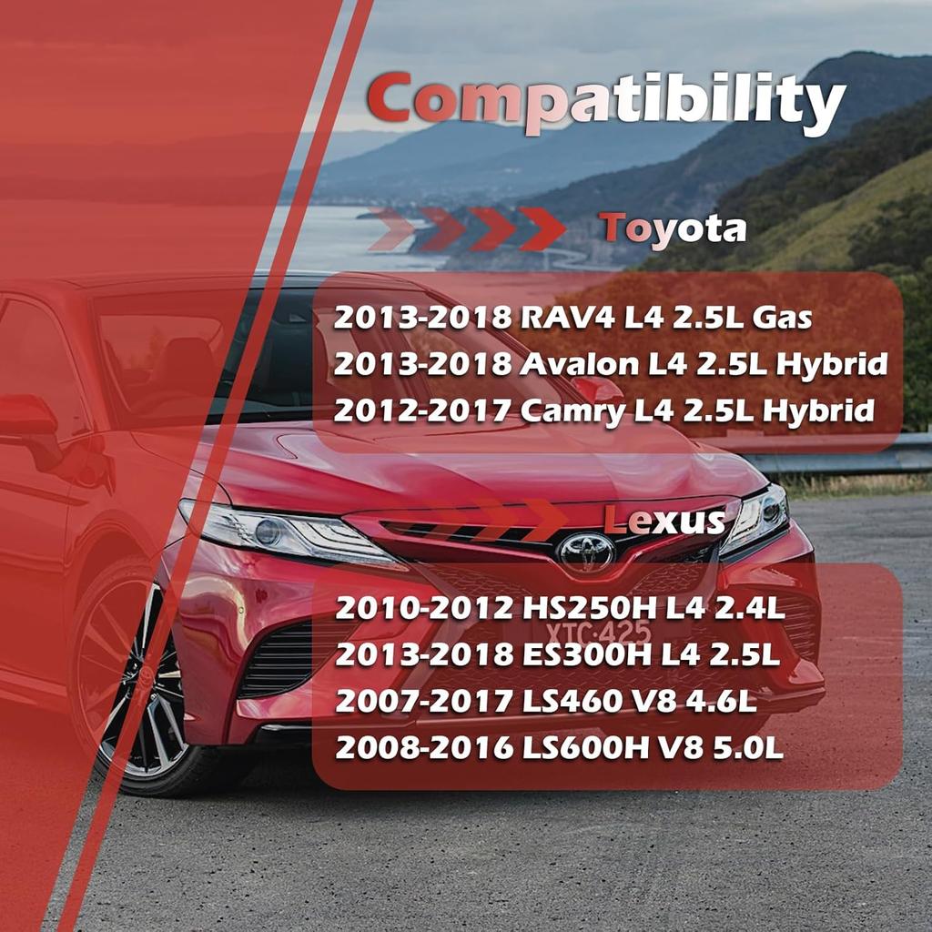 CA10677 Engine Air Filter And CF10285 Cabin Air Filter Kit Compatible With 2013-2018 Toyota RAV4 Avalon Lexus ES300H 2012-2017 Camry 2010-2012 HS250H