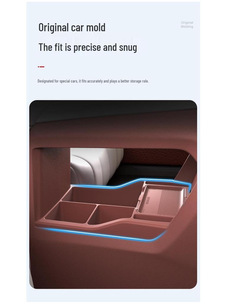 Complete Car Interior Accessory Set for BYD Xia Models' Center Console Storage Box