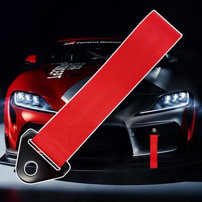 High Quality Car Color Pendant Tow Strap Belt Tow Rope Ribbon Auto Accessories Trailer Ropes Bumper Towing Strap Trailer Belt
