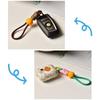 Fashion Keyring Creative Braided Lanyard Keychain For Phone Case Women Anti Lost Knot Rope Strap Car Key Chains Diy Accessories