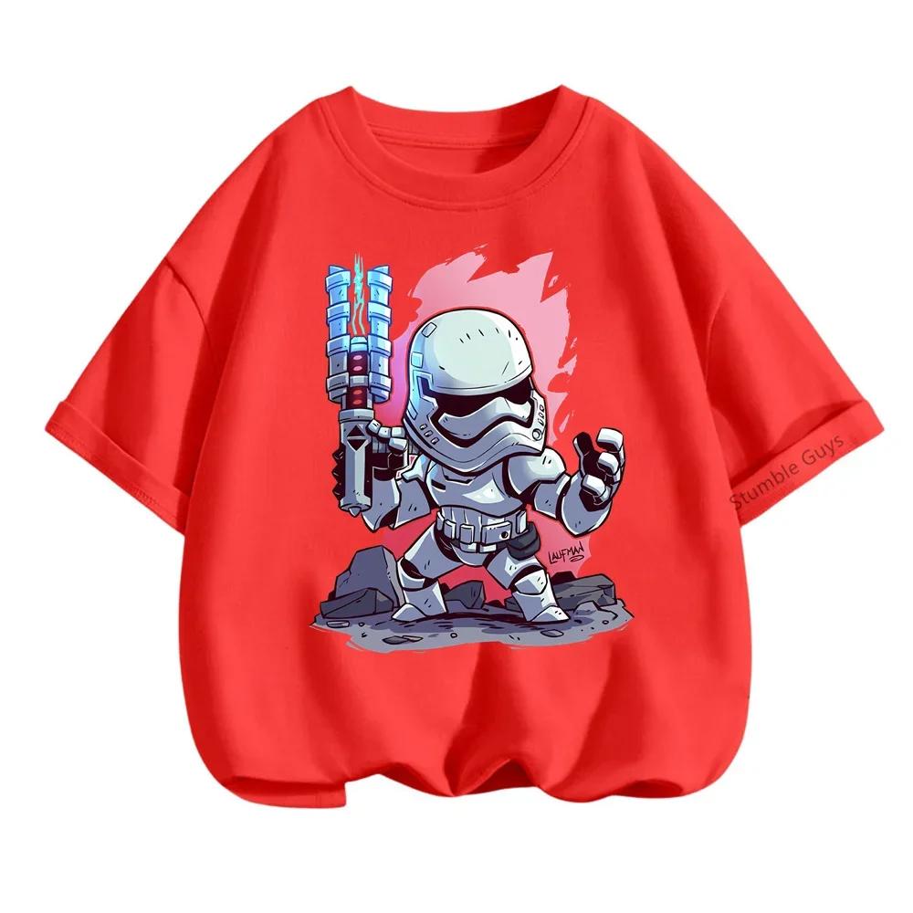 

Summer Star Wars Print Fashion Kids T-shirt Baby Boys Girls Clothes Fashion Children Teen Short Sleeve T Shirt Tops 100