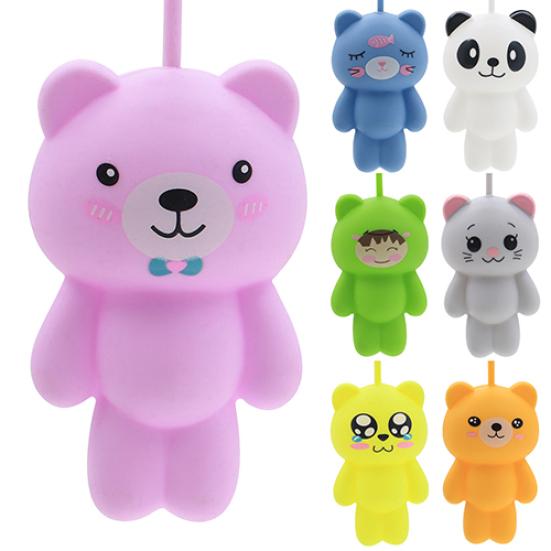 Zvířecí silikonový držák na klíče Pouzdro na mince Peněženka Taška Přívěsek na peněženku