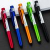 5 Stück Mehrzweck-Kugelschreiber mit Stylus, LED-Licht, faltbarem Handyhalter, Geschäftsgeschenk-Stift für Büropersonal