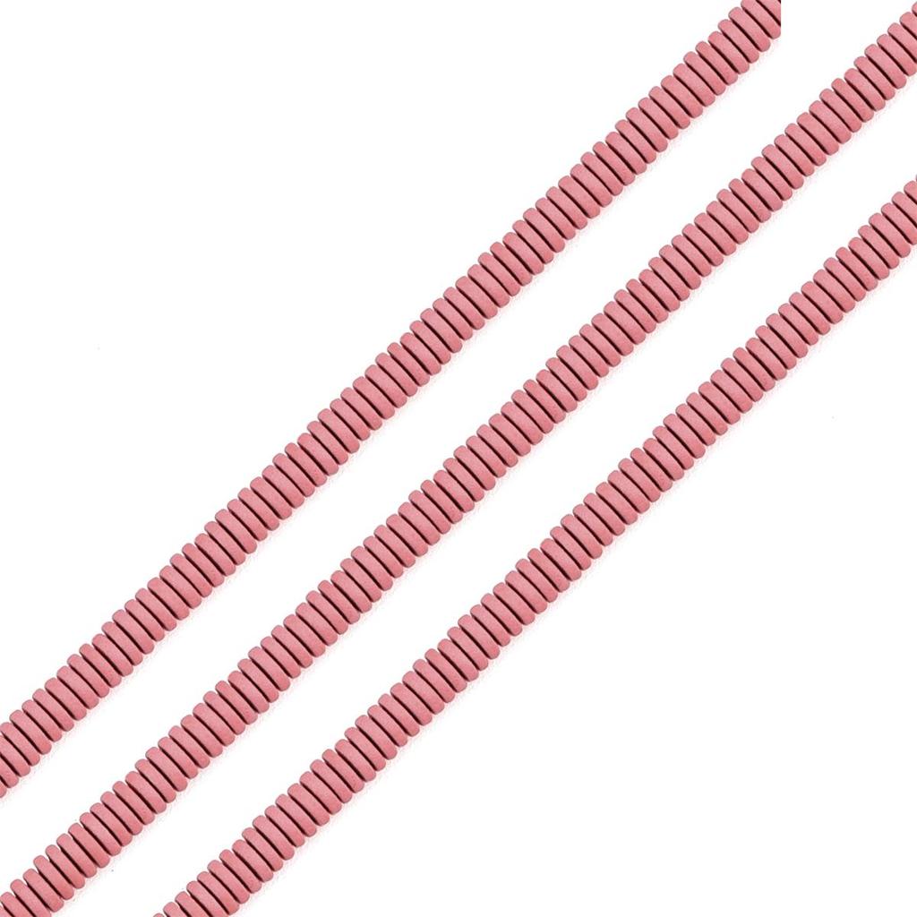 330Pcs Natural Stone Flat Round Disk Hematite Loose Spacer Beads For Necklace Bracelet DIY Jewelry Making Accessories