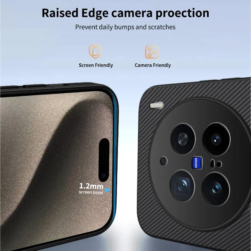 For vivo X200 Ultra Pro Phone Case Magnetic Wireless Charging Lens Protection Shockproof Silicone Leather Back Cover Shell Cases