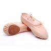 Children's and Adults' Red Canvas Ballet Shoes - Soft Sole Cat Paw Design for Dance Practice